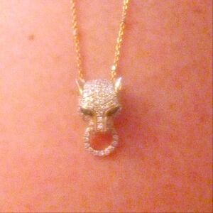 Signature Effy gold, diamond, emerald panther